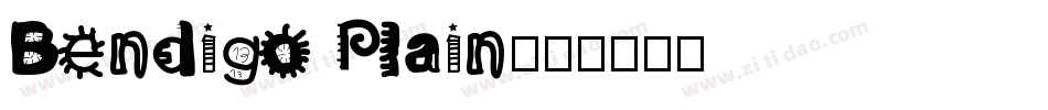 Bendigo Plain字体转换